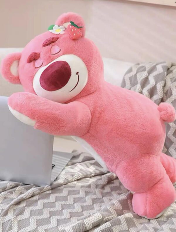 Pink Teddy With Roses 02